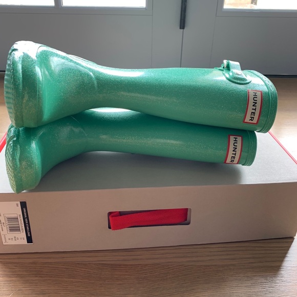 SOLD Hunter Kid's Starcloud Rain Boots: Sea Noodle - Picture 13 of 13